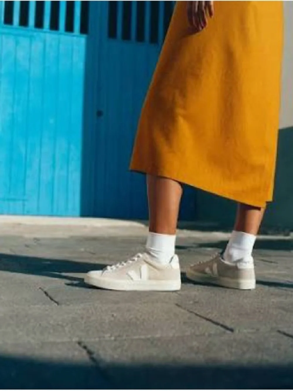 Veja Women’s Campo Suede Low-Top Natural White Sneakers 8 - Picture 10 of 10